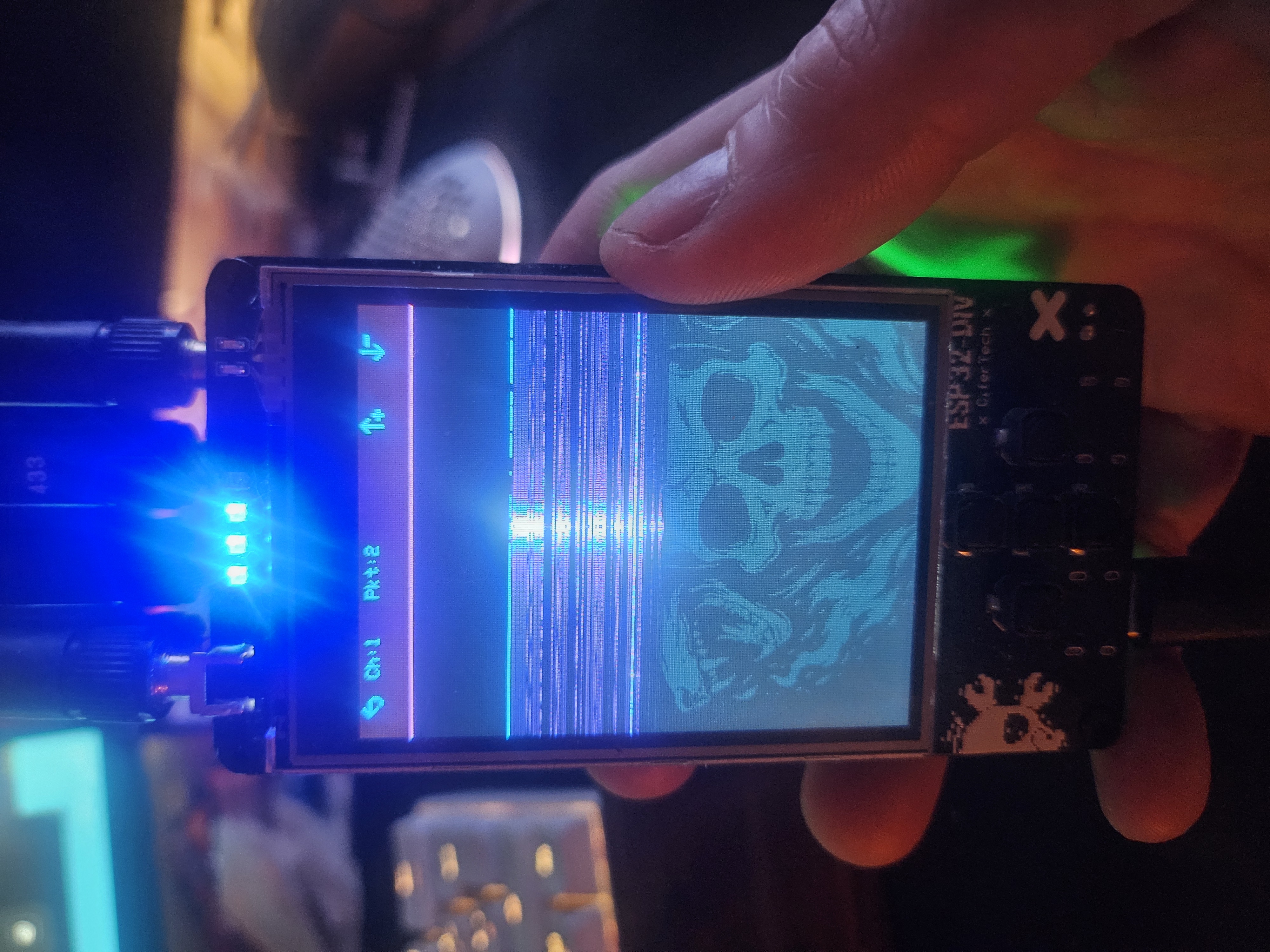ESP32-DIV v2.1 — WiFi packet monitor
